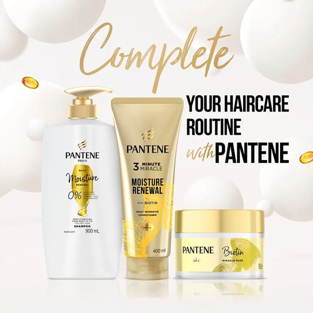 Pantene Conditioner 3 Minute Miracle Moisture Renewal With Biotin 400ml