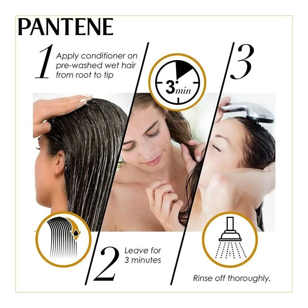 Pantene Conditioner 3 Minute Miracle Smooth & Sleek With Keratin Daily Intense 400ml