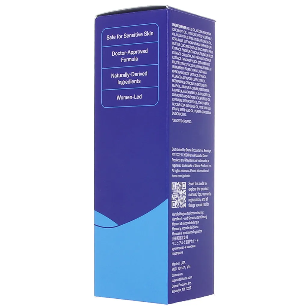 Play Balm Oil-Based Intimate Moisturizer in 2oz/60ml