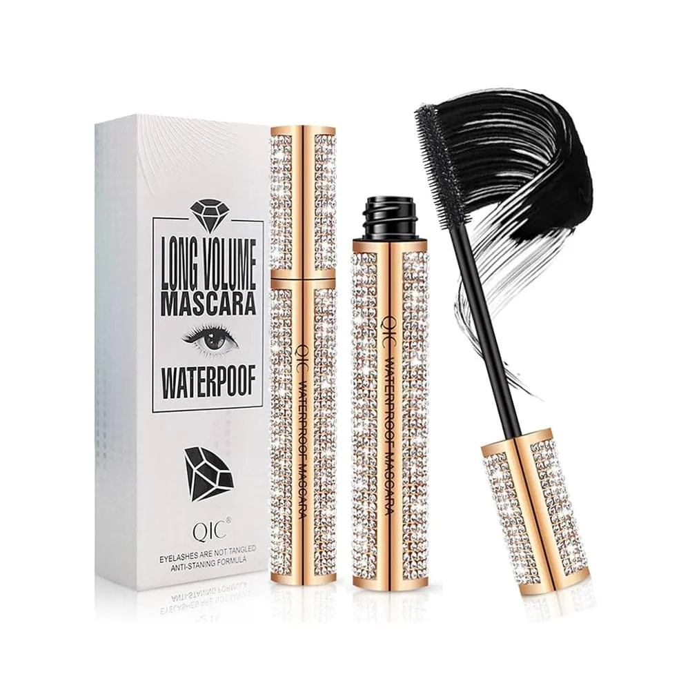 QIC Waterproof Ultra Lengthening Long Volume Mascara Black 8.5g