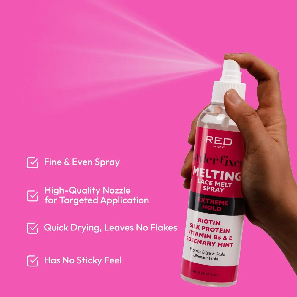 Red by Kiss Lace Melt Spray Extreme Hold - 8 oz