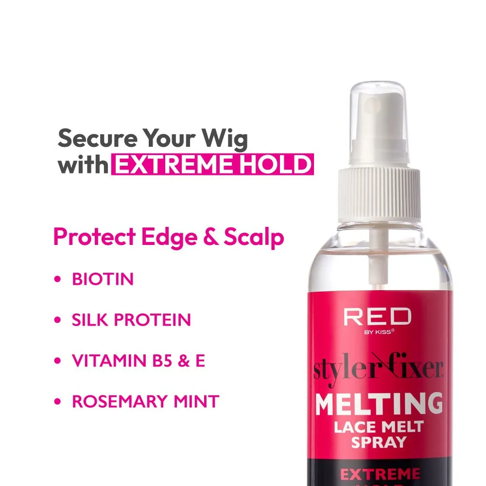 Red by Kiss Lace Melt Spray Extreme Hold - 8 oz