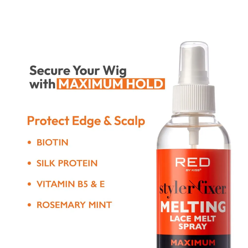 Red by Kiss Lace Melt Spray Maximum Hold - 8 oz