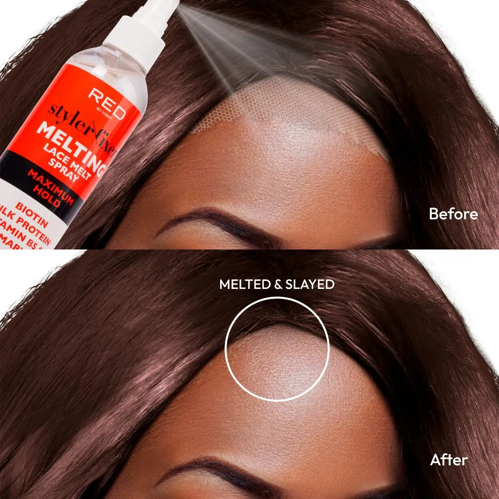 Red by Kiss Lace Melt Spray Maximum Hold - 8 oz