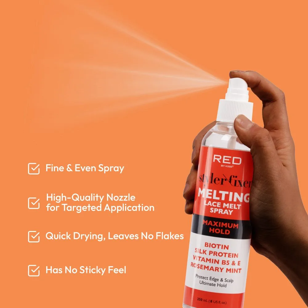 Red by Kiss Lace Melt Spray Maximum Hold - 8 oz