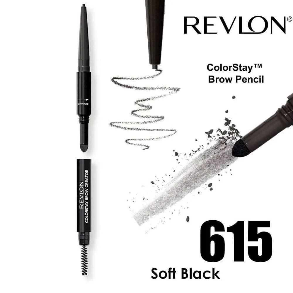 Revlon ColorStay Brow Creator Pencil Powder 615 Soft Black