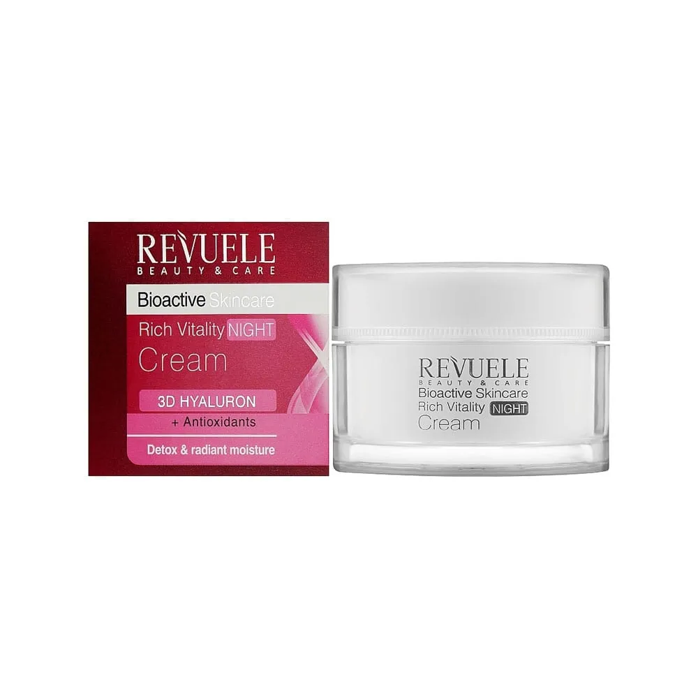 Revuele Bio Active Skin Care 3D Hyaluron Rich Vitality Night Cream 50ml