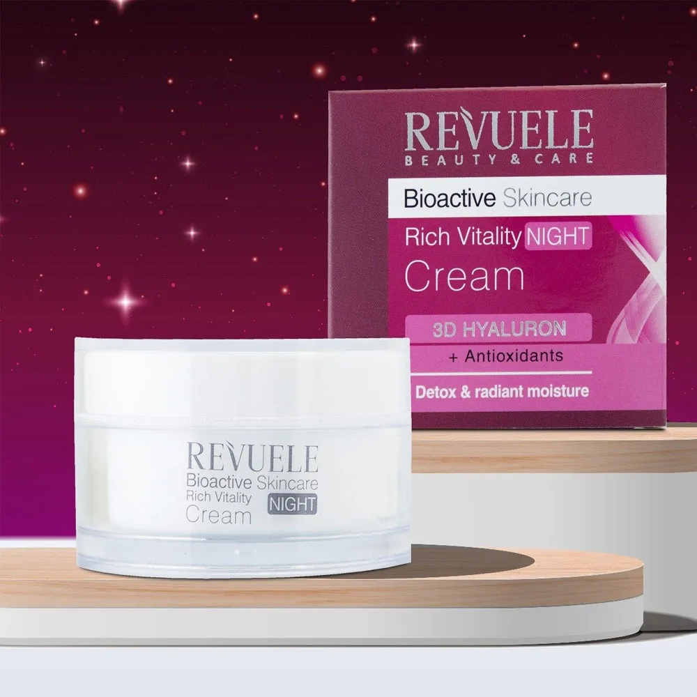 Revuele Bio Active Skin Care 3D Hyaluron Rich Vitality Night Cream 50ml