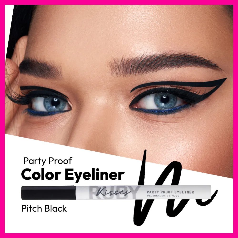 Ruby Kisses Party Proof Color Eyeliner - Choose Your Color