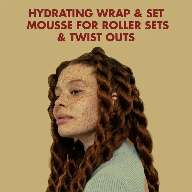 SheaMoisture Hydrating Wrap & Set Mousse for Hold & Shine Manuka Honey & Mafura Oil - 7.5 oz