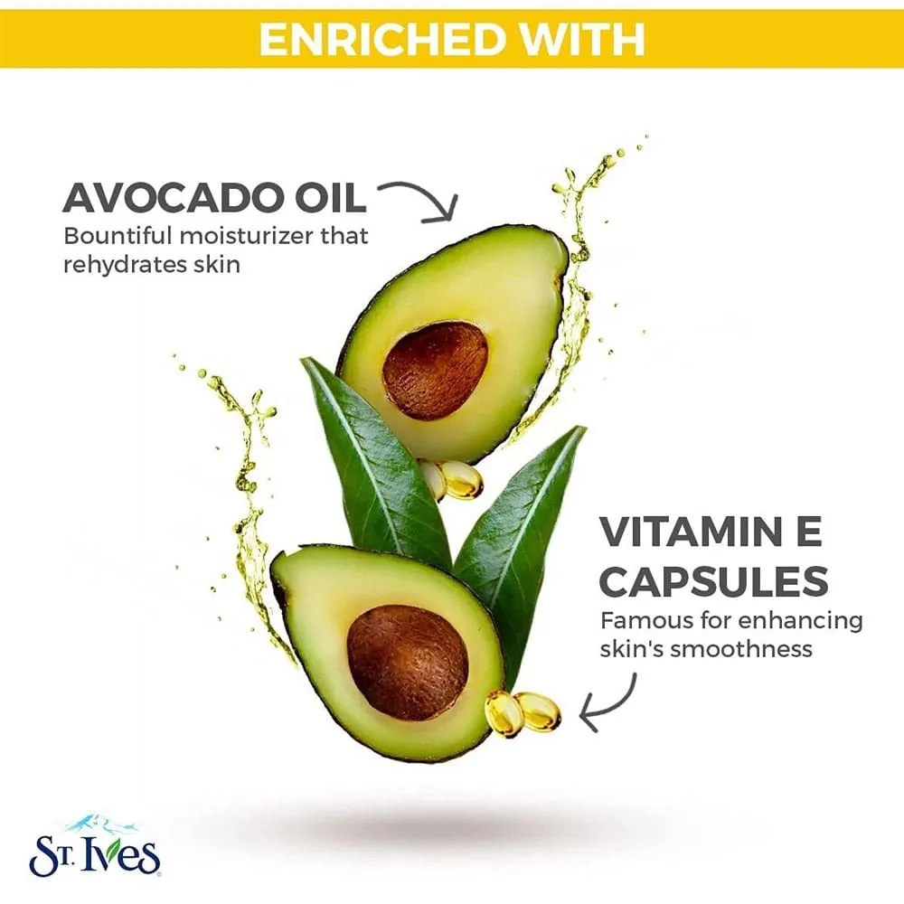 St Ives Body Lotion Hydrating Vitamin E & Avocado 400ml