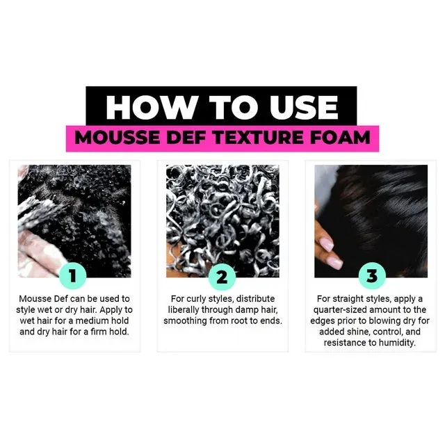 The Doux Mousse Def Texture Foam - Choose Size