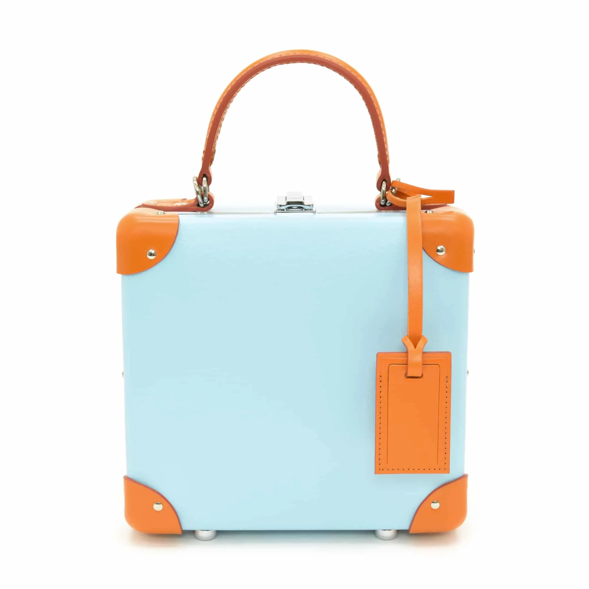 The London Square Collection · Luggage Tag | Pumpkin/Chrome