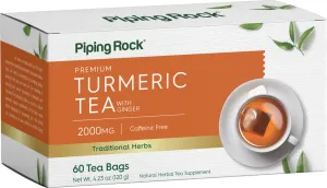 Turmeric Tea, 2000 mg, 60 Tea Bags